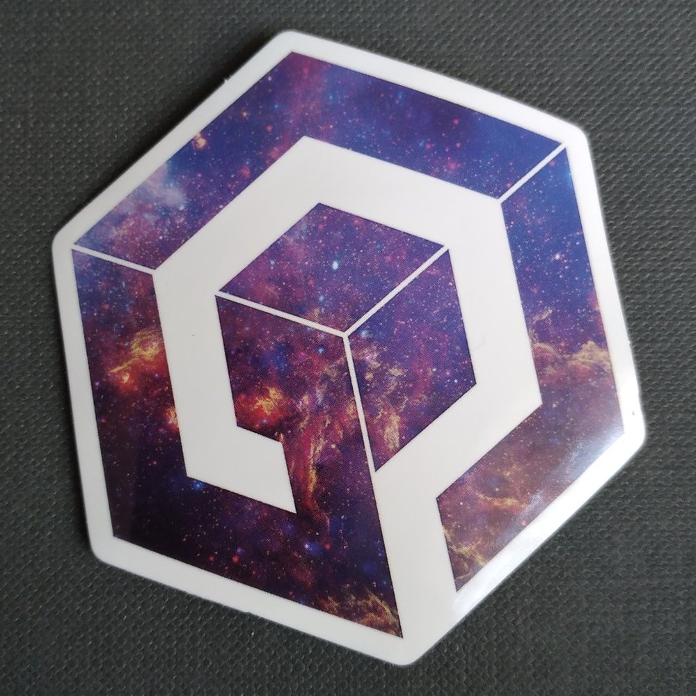 Game cube sticker